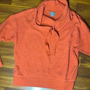 Cowl neck sweater small